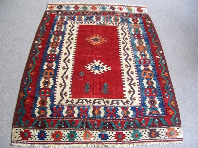 Turkish Karakuzulu Kilim 1,15*1,57                             