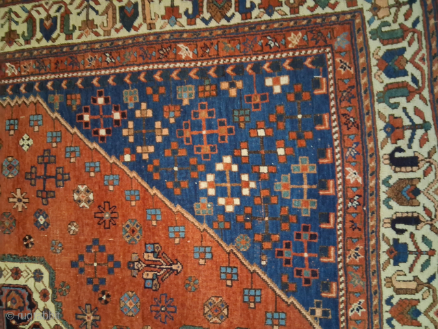 Afshar tribe Persia  150 x 185 cm semiantique 1900-1920 ? Good cond. some places has slight wear.               