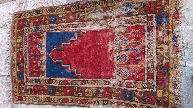 Anatolia melendiz pray rug Frakment
size=176x112                            