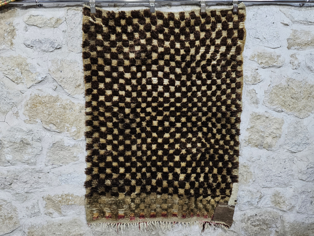 Angora and Wool Anatolian Tulu Rug
Size:112*150 cm
Please contact salaberina@gmail.com                        