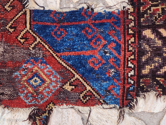 Central Anatolian Karapınar Rug Fragment
Size:85x37 cm
                           