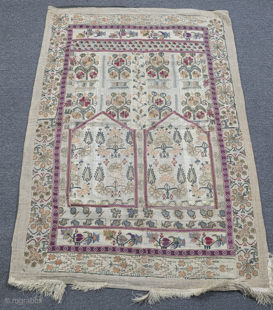 Antique Ottoman Textile 
Size:108x73 cm
Please contact salaberina@gmail.com 
                         