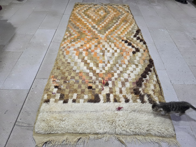 A different design Anatolian Niğde Koyunlu Village Shepherd rug
Size:4.0x8'10 ft 270x123 cm
Please Email:salaberinaQgmail.com                    