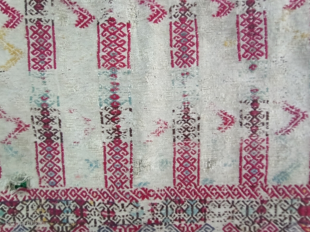 Turkish Anatolian Reyhanlı Tribal sumak rug
268x68 cm                          