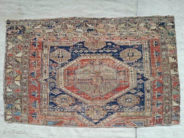 Soumak fragment,early 19c.? 45x92cm££                             