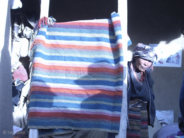 L19thC Tibetan nomad blanket [lieu],Chuck Paterson                           