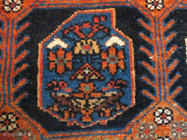 Afshar mat ,extremely fine weave ,good dyes , mint condition , 54-80 cm .                   