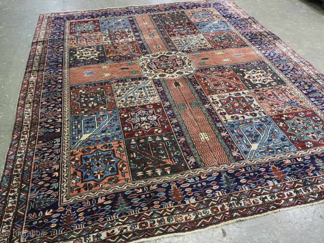 Turkish Kula carpet, circa 1900; with 'garden' design. Outstanding condition. Size: 332 x 268cm (10ft 11in x 8ft 10in). www.knightsantiques.co.uk
             
