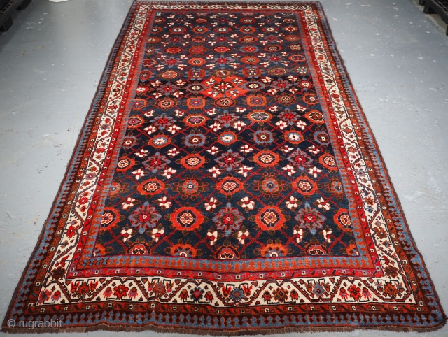 A superb Antique Varamin region kelleh (long rug) with mina khani design. click the link www.knightsantiques.co.uk to view more items.

Circa 1900 Size: 9ft 8in x 4ft 11in (295 x 150cm).

The ground colour  ...