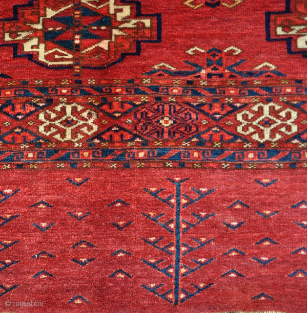 Antique Kizyl Ayak Chuval, beautifully made, with super fine weave, very saturated dyes and top quality wool. Look at the image of the back, the best one of its type ive seen.  ...