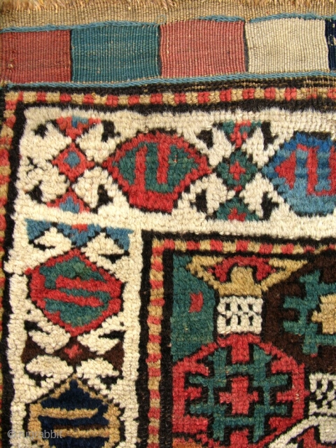 A big fat,funky, Kurd (Shassavan?) bag face, with good dyes and in very good condition. 19th century.                