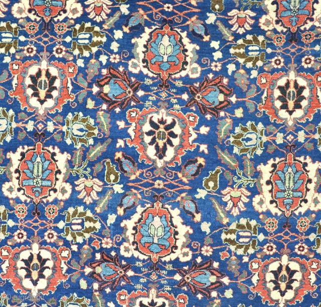 An old Veramin rug in very good original condition. 1st quarter 20th century. 220x148cm                   