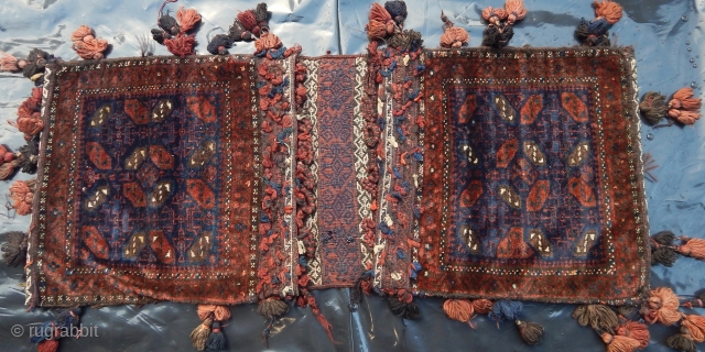     
      Baluch 19th cent.complete ex. cond.  19x46 in.
       contact  takhtabazaar@me .com  707 9861216
   ...