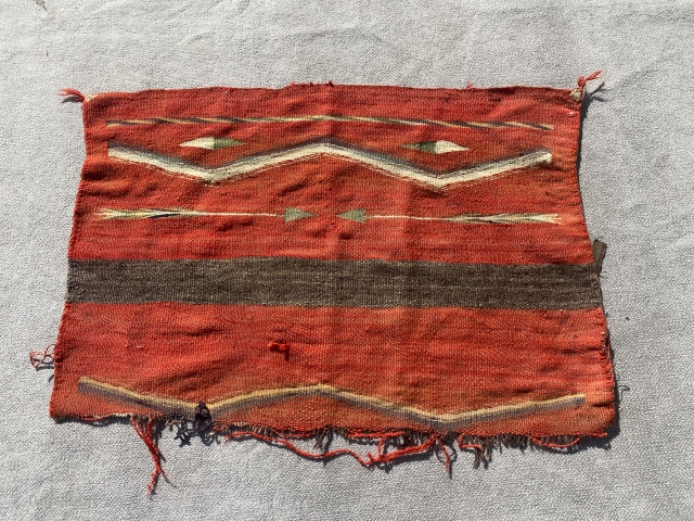 Navajo Saddle Blanket Fragment 81x56cm
                            