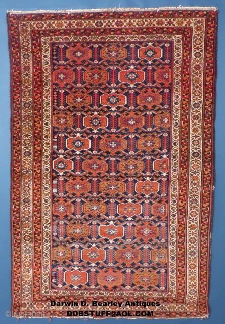 Antique Afshar or Malayer(?)Persian, c.1900, 80" X 52", Very good condition.
Email for more info. and pictures to ddbstuff@aol.com
SOLD               