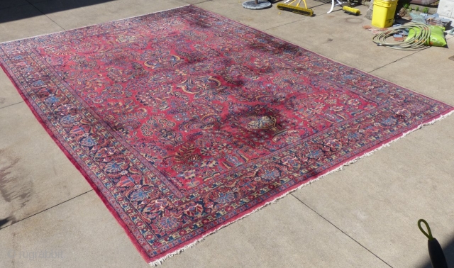 Antique Sarouk Carpet, c.1920-30+/-, 14'6" X 9'9", Very Excellent Condition.
SOLD                       