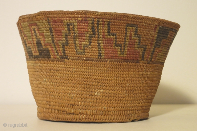 Basket, Tiwanaku culture, Bolivia, circa 800-1100AD, diameter 6 1/2 inches, height 4 inches                    