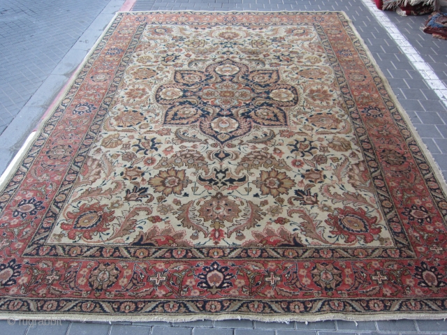 tabriz persian rug size:330x233-cm ask please                           