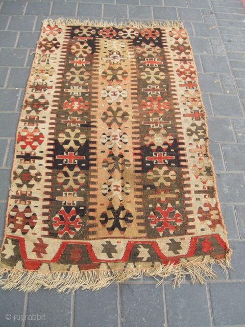 Anatolian Kilim,  Fragmented Size:136x82-cm / 53.5x32.2-inches 
Good luck to all                      