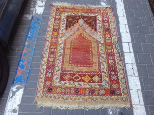 Prayer turki rug size:140x92-cm ask                            