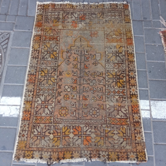 Turkish prayer rug size:123x83-cm please ask                           