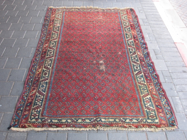 CAUCASIAN or turki rug size:170x127-cm / 66.9x50-inches                          