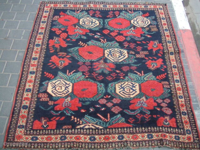 Antique Gorgeous Persian Afshar Rug 1900
Size: 183x150-cm / 72.0x59.0-inches
Medium: wool on wool hand made
 
 
                 