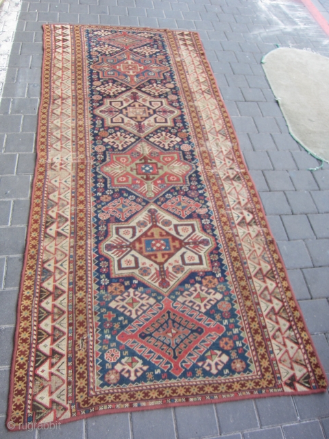 caucasian antiqe rug size:256x113-cm please ask                           