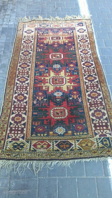 Caucasian rug The size is: 190x111-cm / 74.8x43.7-inches Ask about this 
Email for more info and pics                