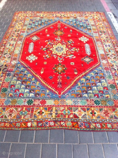 moroccan rug size:294x209-cm / 115.7x82.2-inches                            