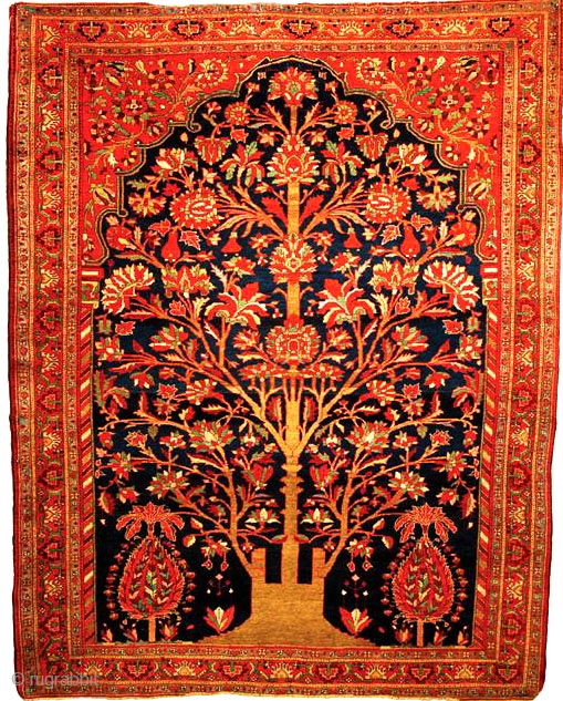 Antique fine quality Malayer rug

tree of life design,Mishan

SOLD                         