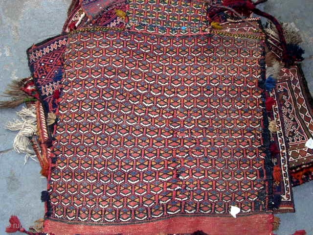 Antique Afshar salt bag                             