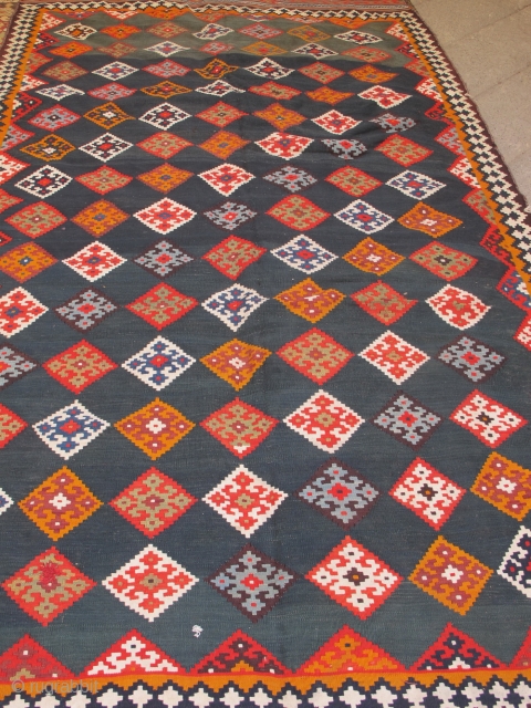 Antique Qashqaee kilim 

very good condition 

Size:300x165 cm 

Price:$2,900                        