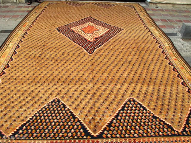 Large antique Zarand kilim.

400x300cm

P.O.R                             