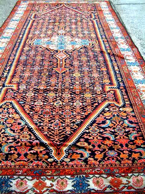 Antique fine quality pure wool MALAYER long carpet

Circa1900

Size:400x200cm 

P.O.R                        