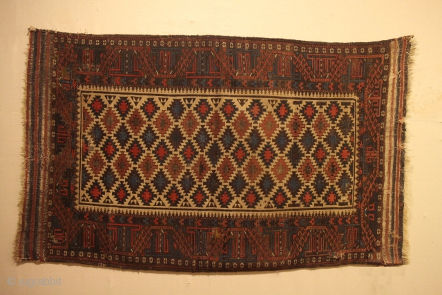 nice antique Baluch 182 x 133 cm, ,fine weave, 
rugrabbit note: Please remember to post images right side up. Thanks!             