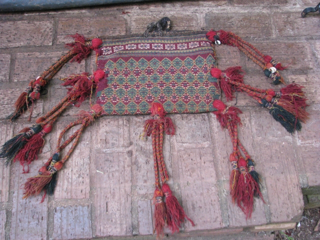 This is a beluch bag with good colors and both sides have the same design                  