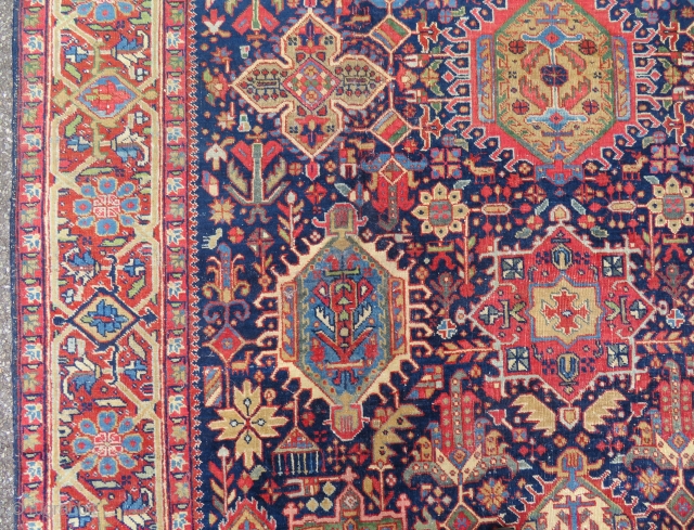 Antique Karadjeh main carpet 

302 x 217 cm

Few moth damage at one end.

Smooth price.                   