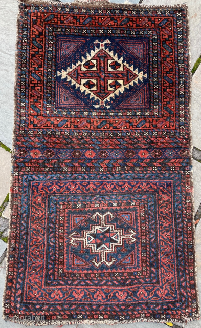 Baluch double piled chanteh from the Douglas collection                         