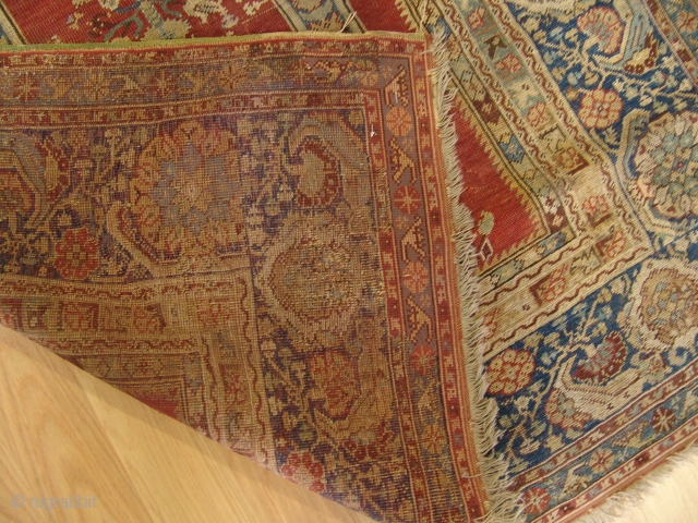 Anatolian Gordes Prayer Rug  Size 1,24 x 1,91
There are some old repairs on it but very nice colors and fine quality.           