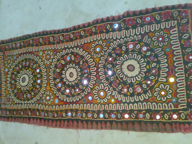 old hand made pillow in good condition from jaisalmer handloom handicraft industries jaisalmer rajasthan india

pillow isze with cotton lining on the back

with fine mirror work in it      