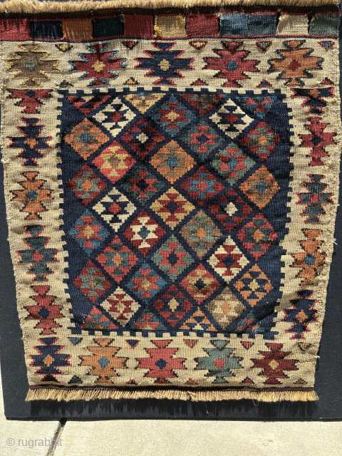Slit tapestry bag panel
60 x 50 cm
currently nounted on black canvas