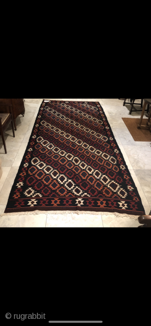 Veramin Kilim  dated  1338 ?on  cotton foundation .perfect condition and amazing texture.good size :340X160 cm


Available in London             