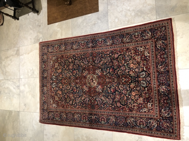 Isfahan Ahmad antique and charming rug .clean and in very good Condition.210X135 CM available in London                 