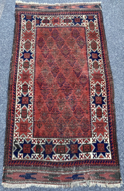 Antique Belouch rug w/ interesting border….checks drawn on U.S. banks preferred….approx 2.9 x 5.1…..

Thanks to RR for providing this site….Take care, Ed Briggs          