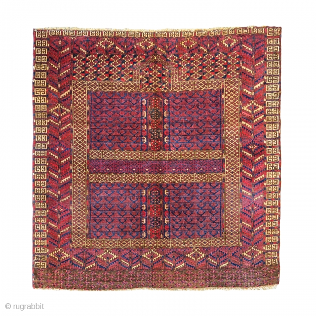 Turkmen Tekke Hatclou early XX cent. cm 140x141                         