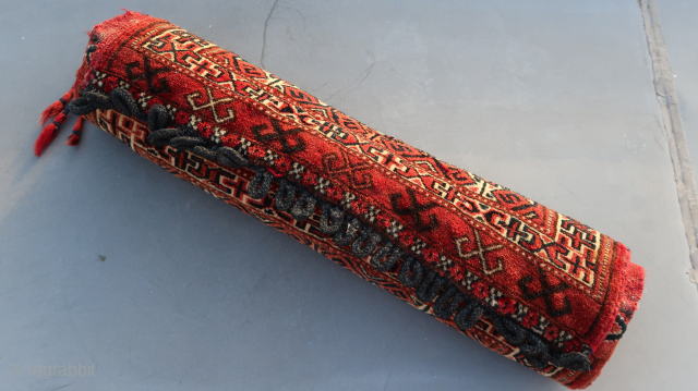 Full opened Khorjinn. ca:  198 cm. x 57 cm. (  77,95 inch. x 22,44 inch.) Turkmen Tekke.
Contact and info : MaxRotring@protonmail.com          