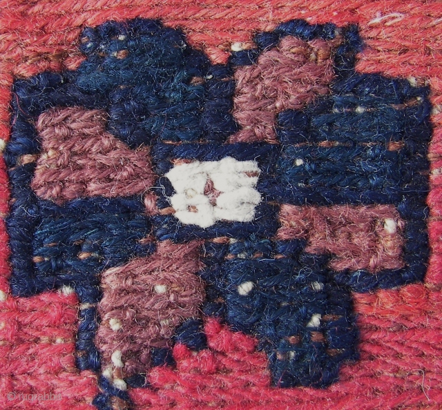 Soumak,Soumakh,Sumak,Sumac,..a  nifty little Southern Persian . 110 x 120 cm. ( 3,6 x 4 ft.) Antique .. A mirrored two vased field filled with floral vines and motives. And a bright  ...