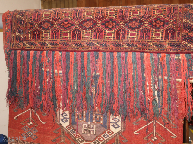   Torba, Saryk, Salor , ca. 80 cm x 130 cm.  wool on wool .  old/ antique. in good overall condition.         