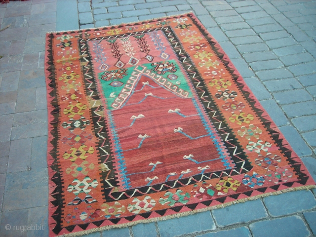 Konya Ladik Rug
Over a hundred years old.                          